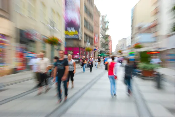 Walking Street Motion Blur — Stock Photo, Image