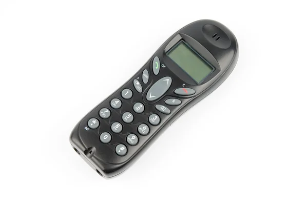 Drahtloses Telefon Auf Weißem Hintergrund — Stockfoto