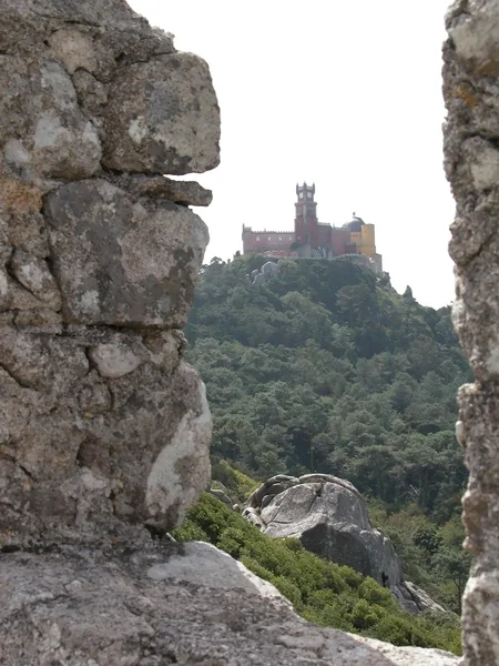 Kastil Moor Sintra Portugal — Stok Foto