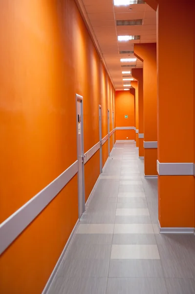 Perspectiva de um corredor — Fotografia de Stock