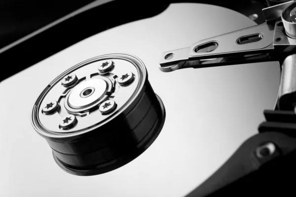 Imagen macro del disco duro — Foto de Stock