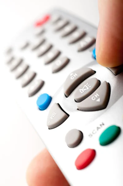Remote control in a hand — Stock Photo, Image
