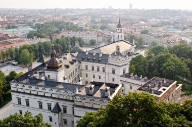 Görünüm vilnius eski şehir, Litvanya