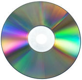 Izolované CD na bílé