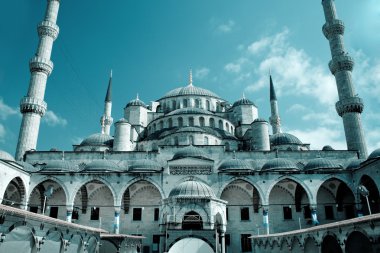 Fantastic view of Hagia Sophia mosque in Istanbul, Turkey clipart