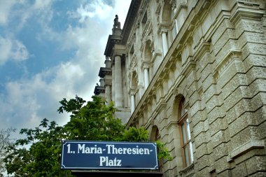 Vienna - Maria Theresien Platz clipart