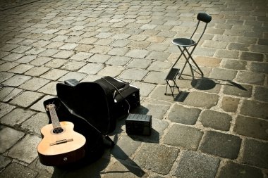 Street music clipart