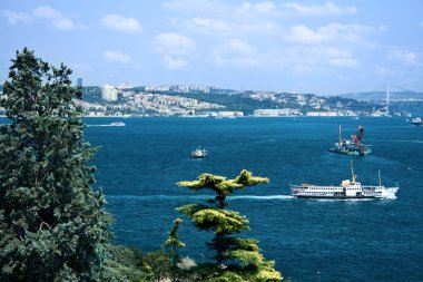 Boğaziçi Boğazı, istanbul, Türkiye'den muhteşem manzarası