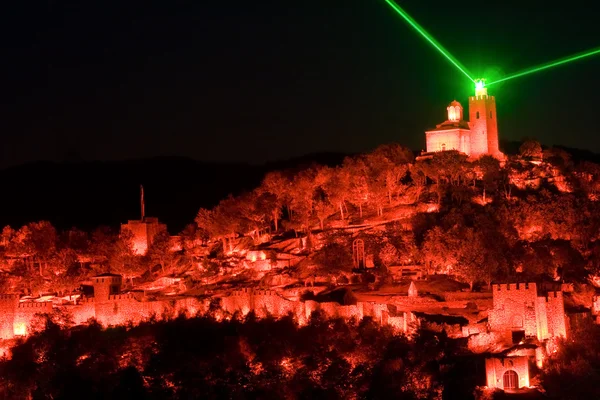 stock image Light show in Veliko Tarnovo, Bulgaria