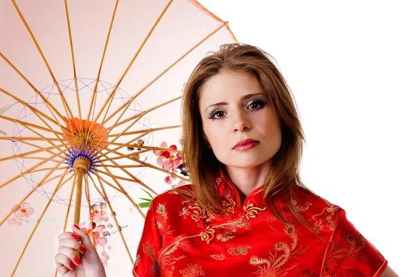 Donna in stile cinese — Foto Stock