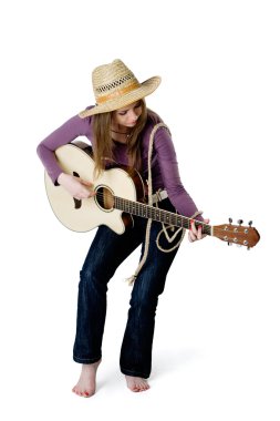 gitar ile kız