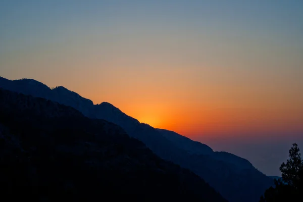 stock image Sunrise in the Taurus Mountains. Turkey.