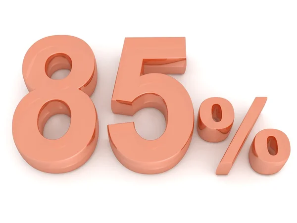 Vijfentachtig procent — Stockfoto
