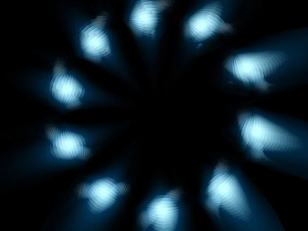 抽象的な青い火フレア効果背景の イラストレーション — ストック写真