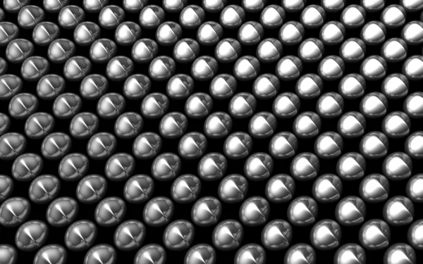 Silber Aluminium glänzende Bohnen Muster — Stockfoto