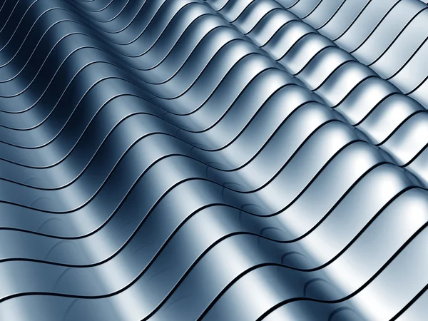 Abstract wave steel background — Stock Photo, Image