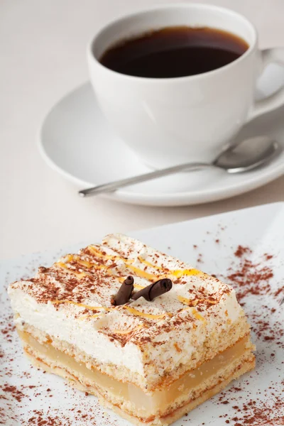 stock image Cake with coffee