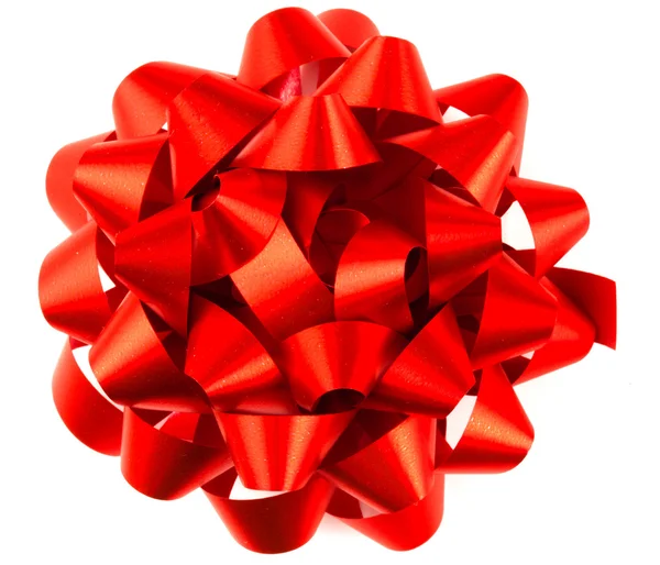 Red Parcel Bow — Stock Photo, Image
