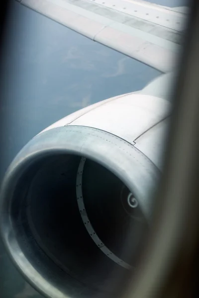 View Engine Aeroplane Window — Stock Photo, Image
