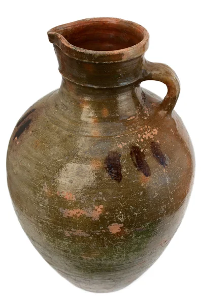 Vieux vase d'argile, le travail manuel . — Photo
