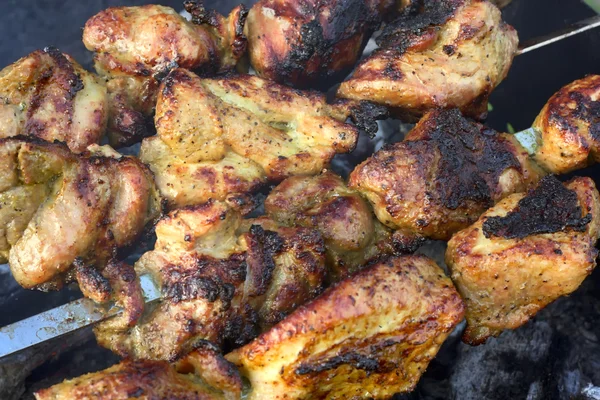 stock image Shashlik from pork