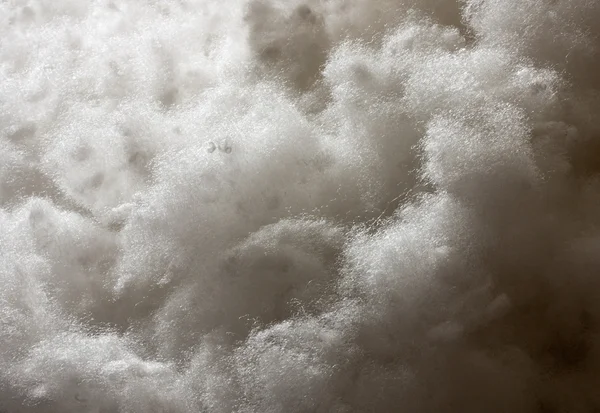 人工のダウン 白いふわふわ合成 Winterizer — ストック写真