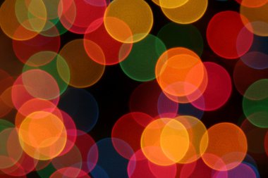 Colorful Defocused Lights clipart