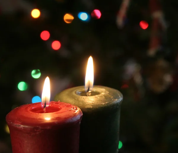Christmas Candles — Stock Photo, Image