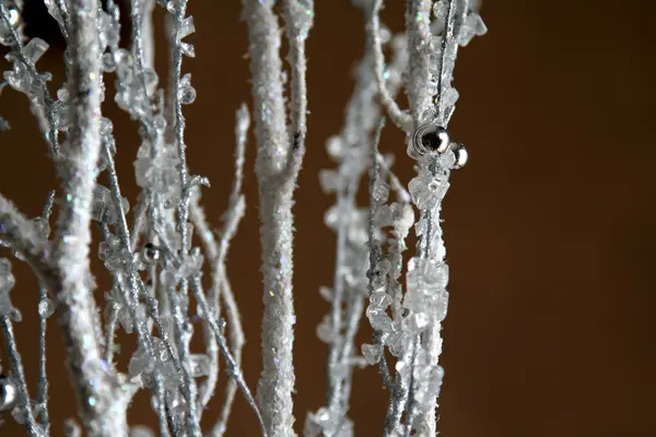 Winter forest decoratie — Stockfoto