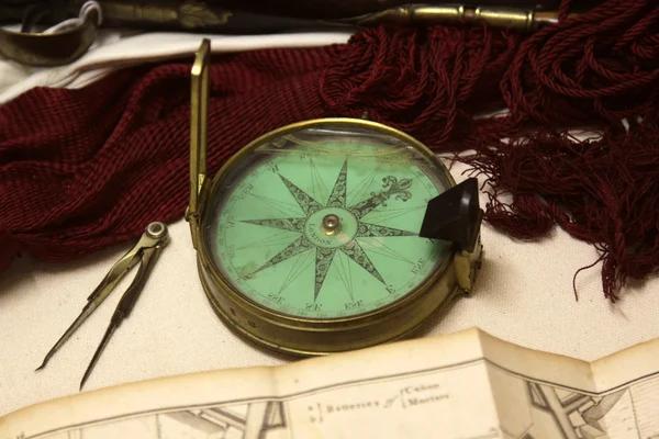 Kompass der viktorianischen Ära — Stockfoto