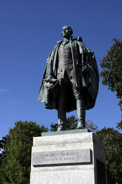 Статуя Эдварда Корнуоллиса — стоковое фото