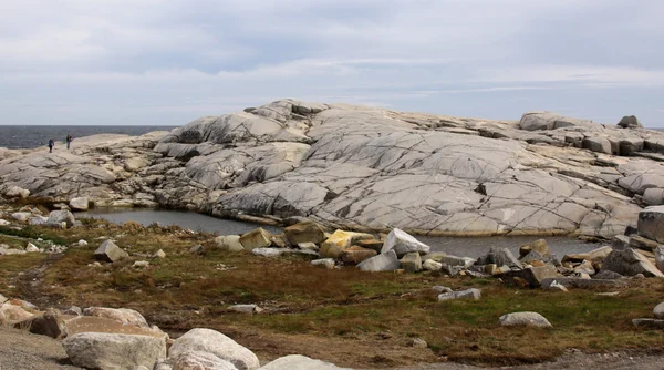 Formação de rochas em Peggy 's Cove — Fotografia de Stock
