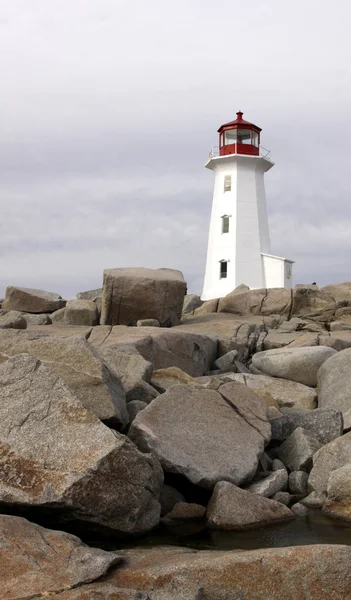 Lighthouse at Peggy's Cove — Stock Photo, Image