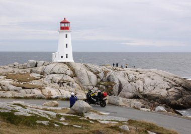 At Peggy's Cove clipart