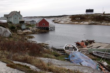 Peggy'nin Cove balıkçı köyü