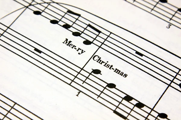 Muzyka świąteczna — Zdjęcie stockowe