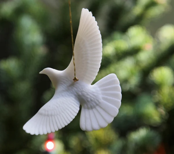 Tourterelle colombe ornement de Noël — Photo