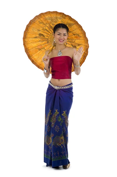 Asiatische Mädchen in traditionellen — Stockfoto