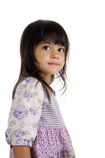 Портрет милої маленької дівчинки — стокове фото