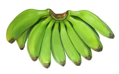 Green banana clipart