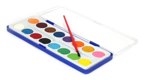 Caja de paleta de colores — Foto de Stock