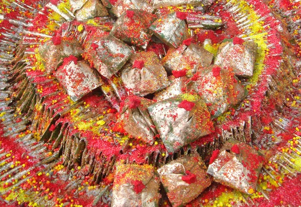 Folha de betel comestível decorada para festivais — Fotografia de Stock