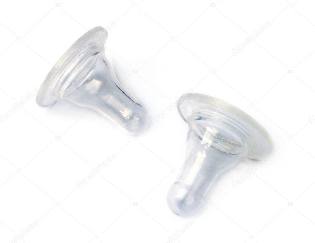 Silicone nipples for baby feeder