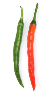 Two chilies clipart