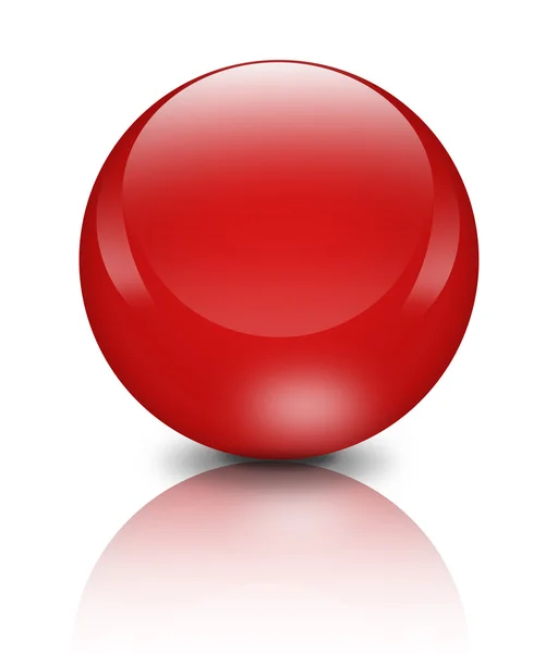 红色圆球 — 图库照片