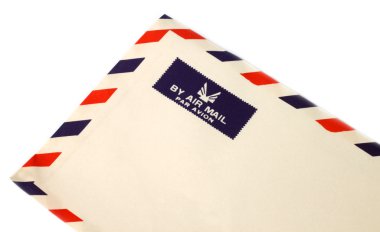 Airmail envelope clipart
