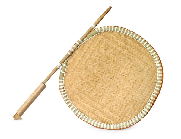 Вентилятор бамбуковой коры — стоковое фото