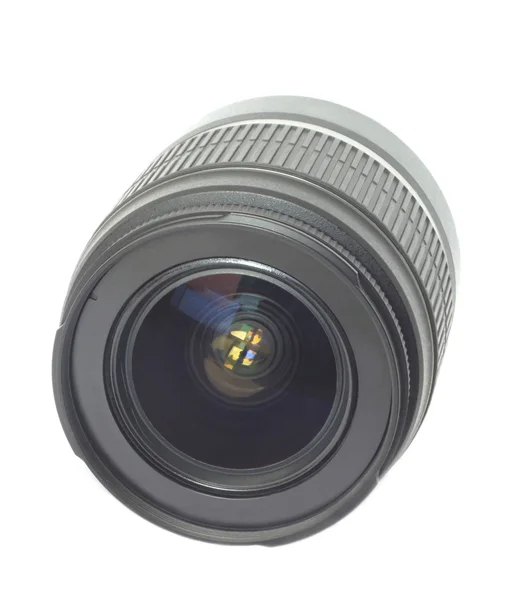 Bir dslr kameranın lens — Stok fotoğraf