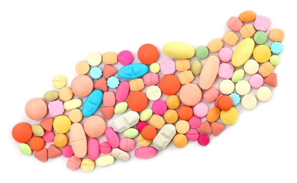 Kleurrijke tabletten — Stockfoto