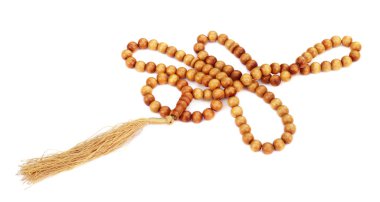 Wooden rosary clipart